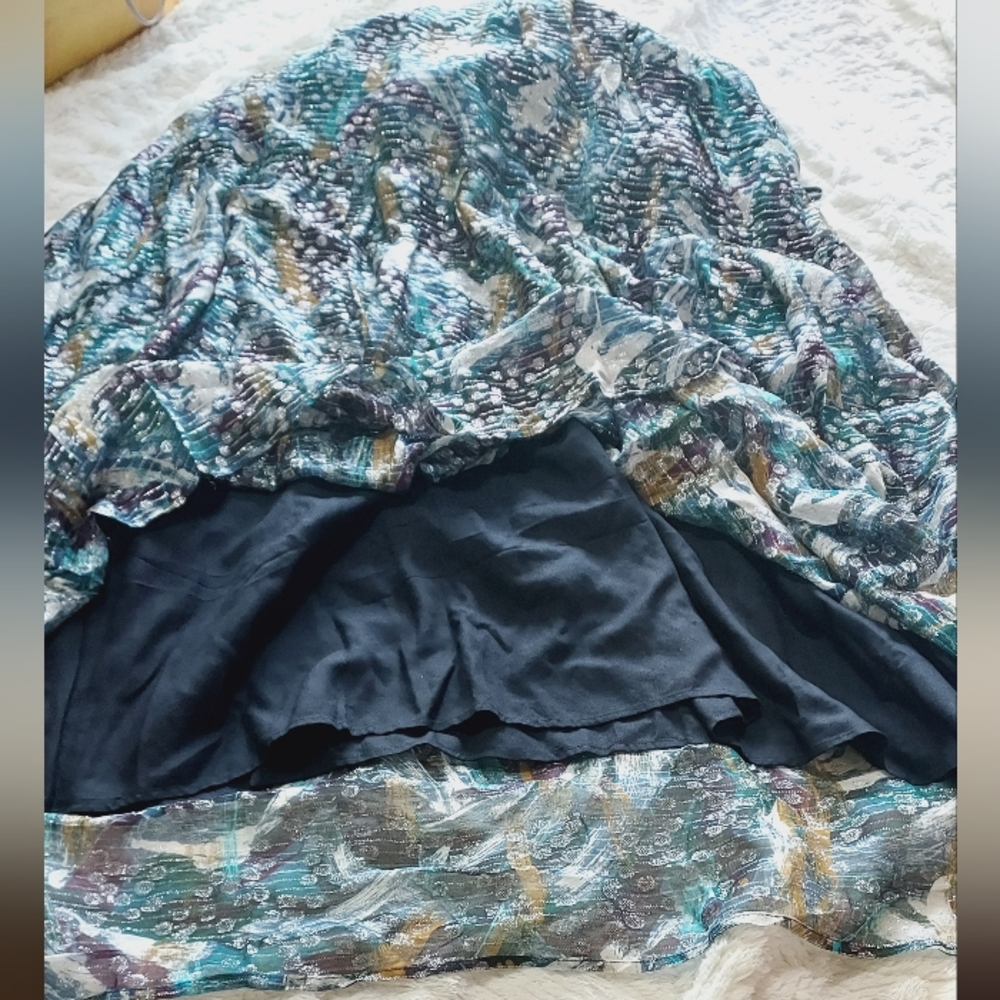 Anthropologie Multicolor High Low Dress - Picture 10 of 13